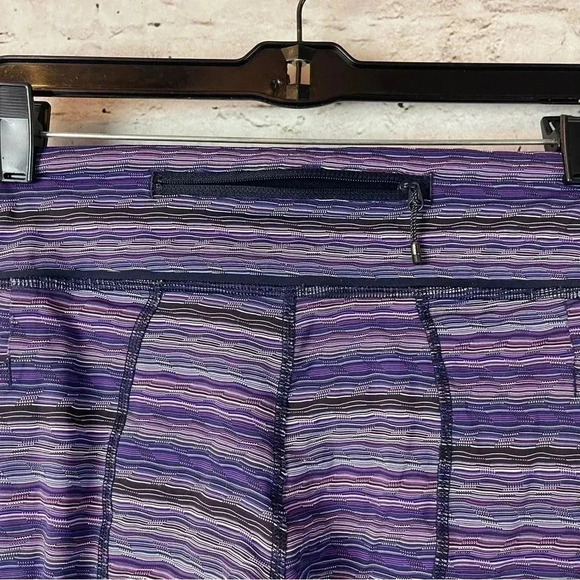 Lululemon Pace Rival Crop Size 4 Space Dye Twist Ultra Violet Multi/Naval Blue - Picture 12 of 14